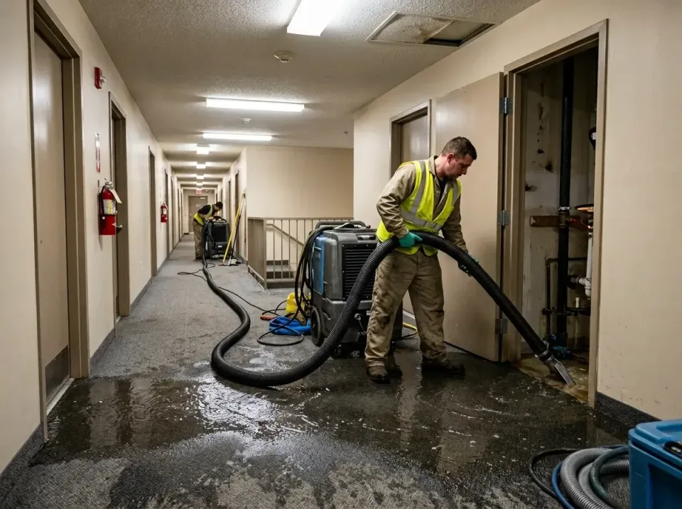 multi-unit-apartment-hallway-f-005 — frequently asked questions, Emergency Burst Pipe Water Extraction & Removal in Sharpes,…